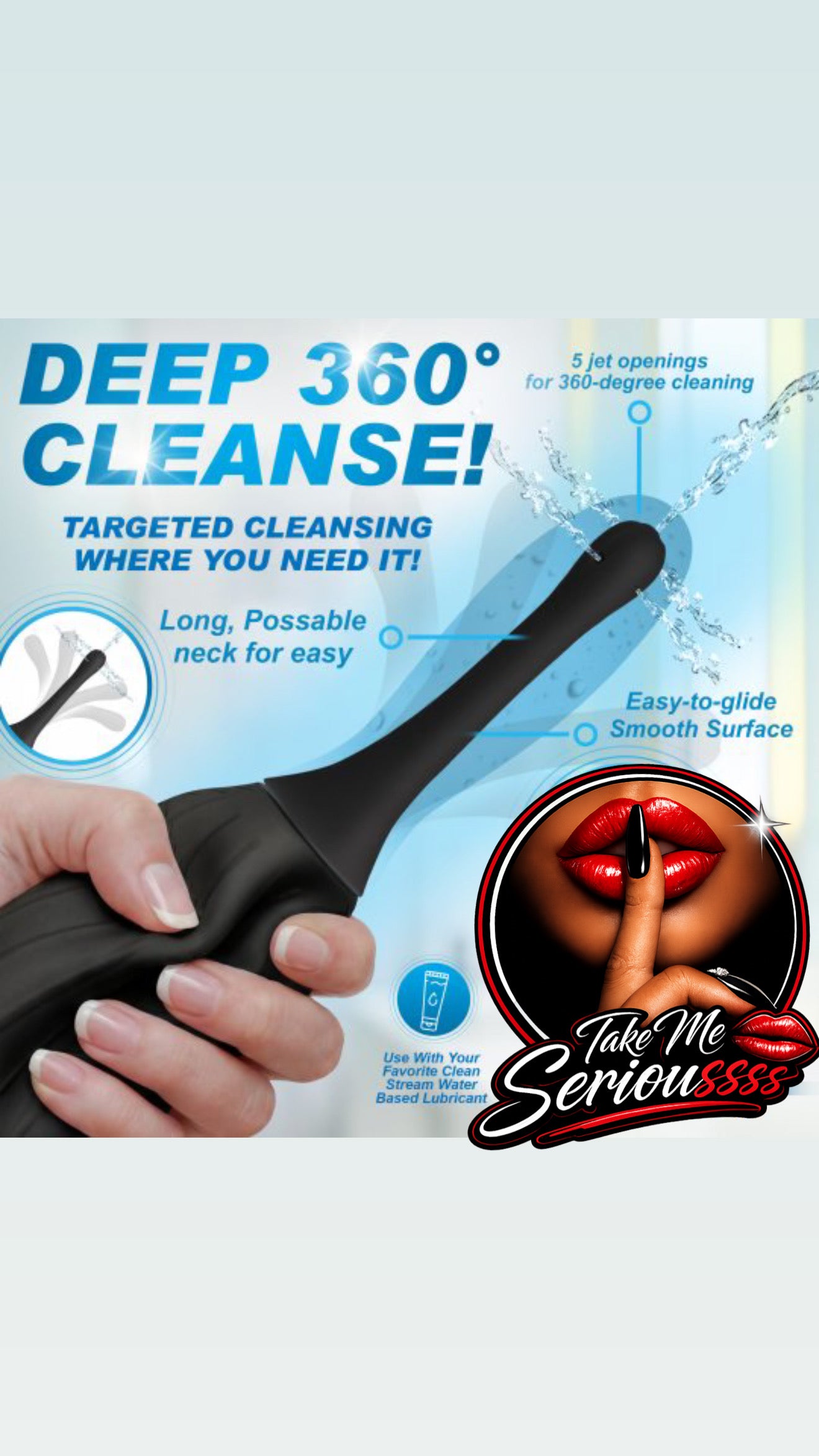 SILICONE ENEMA BULB W/POSEABLE NOZZLE