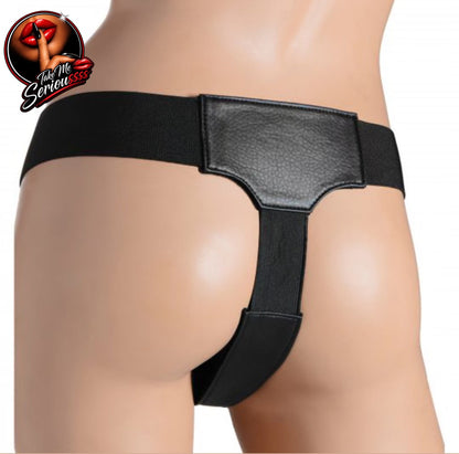 Bella Velvet Lined Elastic Strap On Harness