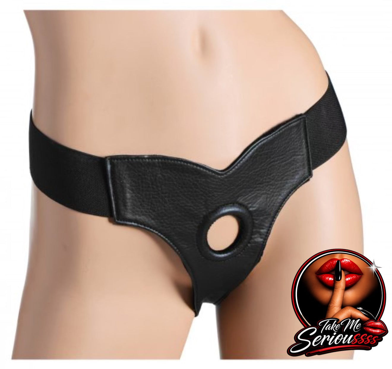 Bella Velvet Lined Elastic Strap On Harness