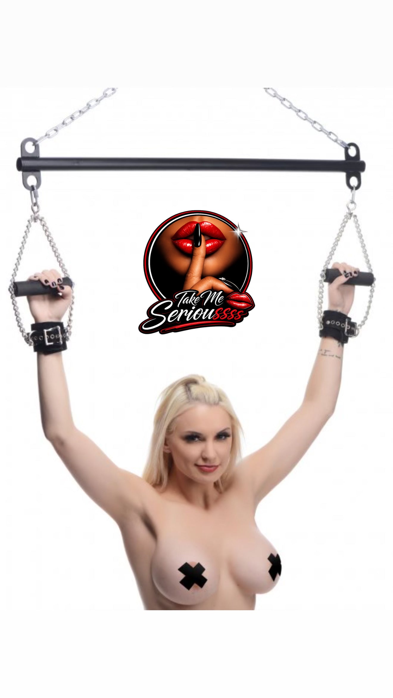 DON’T MOVE HANDCUFF STEEL RESTRAINT, BAR