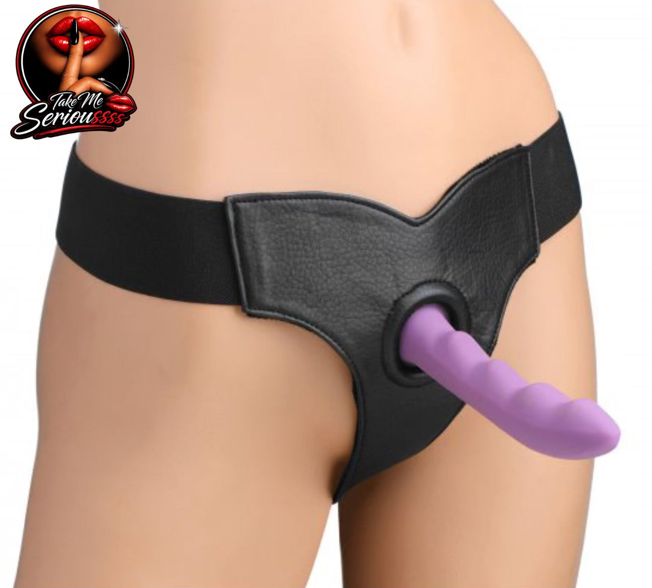 Bella Velvet Lined Elastic Strap On Harness