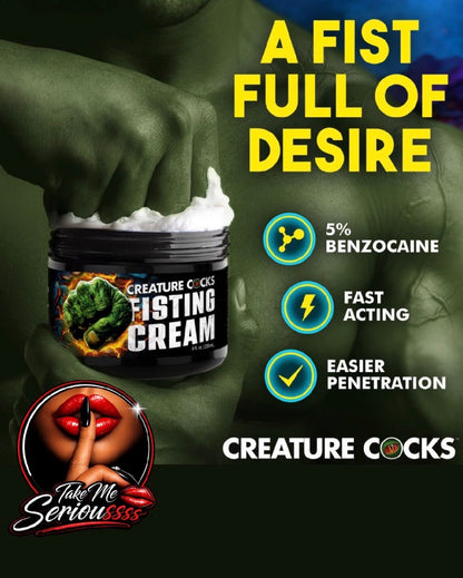 CREATURE COCKS FISTING CREAM 8 OUNCES