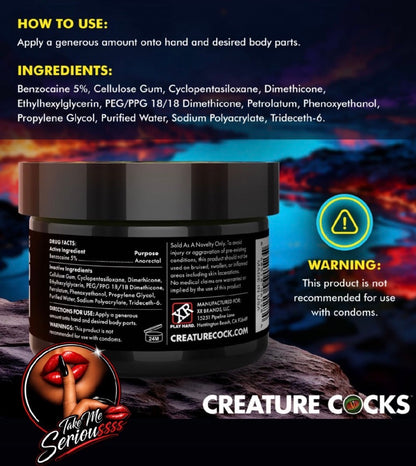 CREATURE COCKS FISTING CREAM 8 OUNCES
